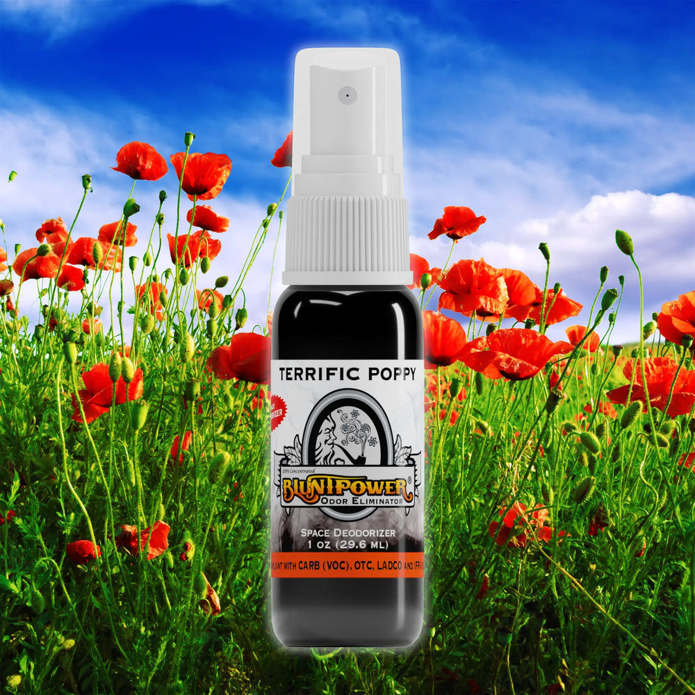 BluntPower Odor Eliminator - Terrific Poppy Scent