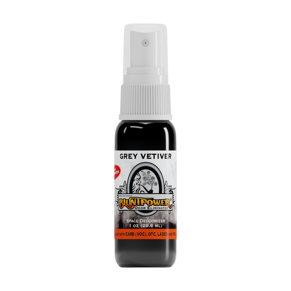 BluntPower Odor Eliminator - Grey Vetiver Scent Size: 1 fl oz