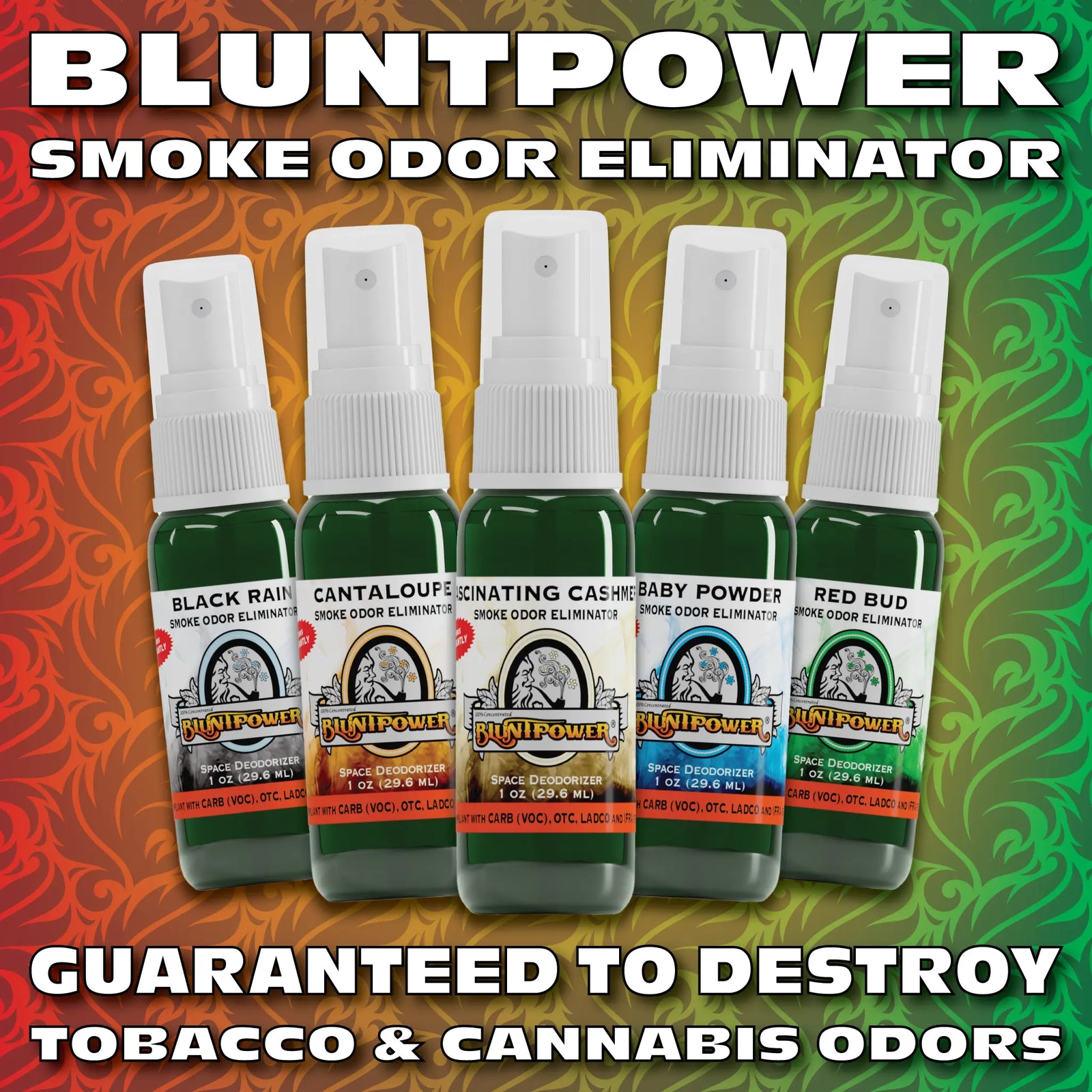 BluntPower Smoke Odor Eliminator Sprays