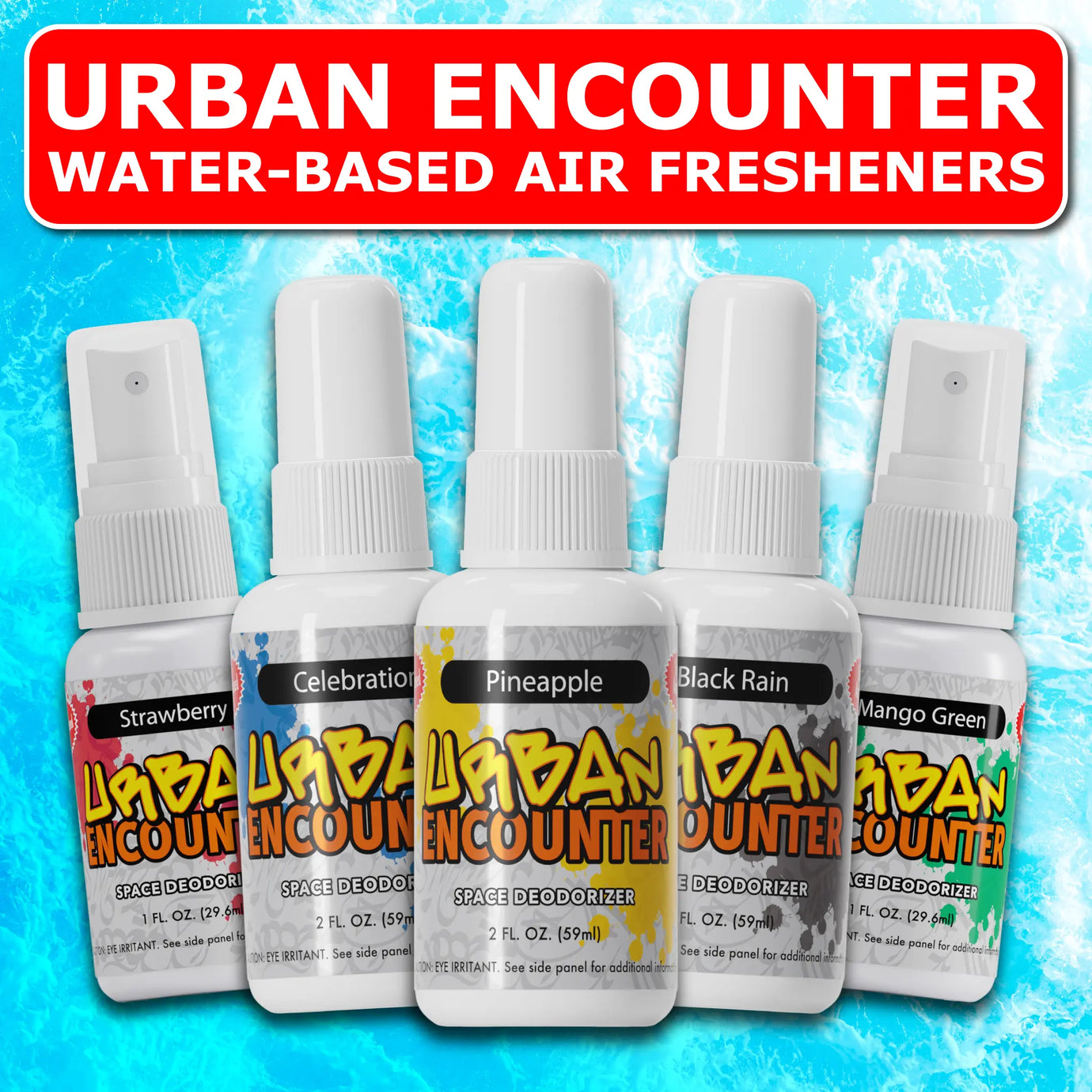 Urban Encounter Water Based Air Fresheners