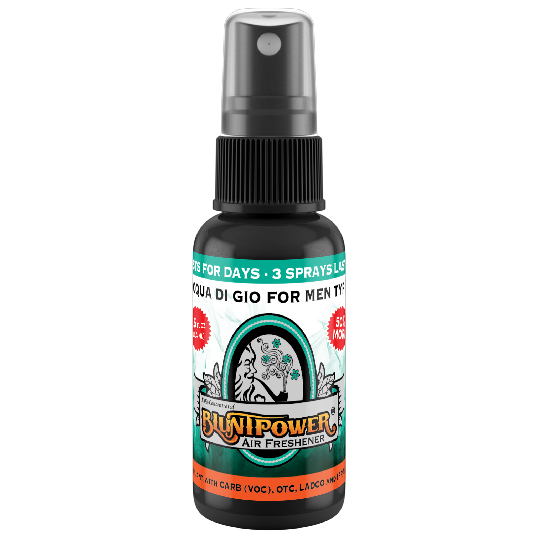 BluntPower Air Freshener - Signature Series Fragrance: Acqua Di Gio Type for Men