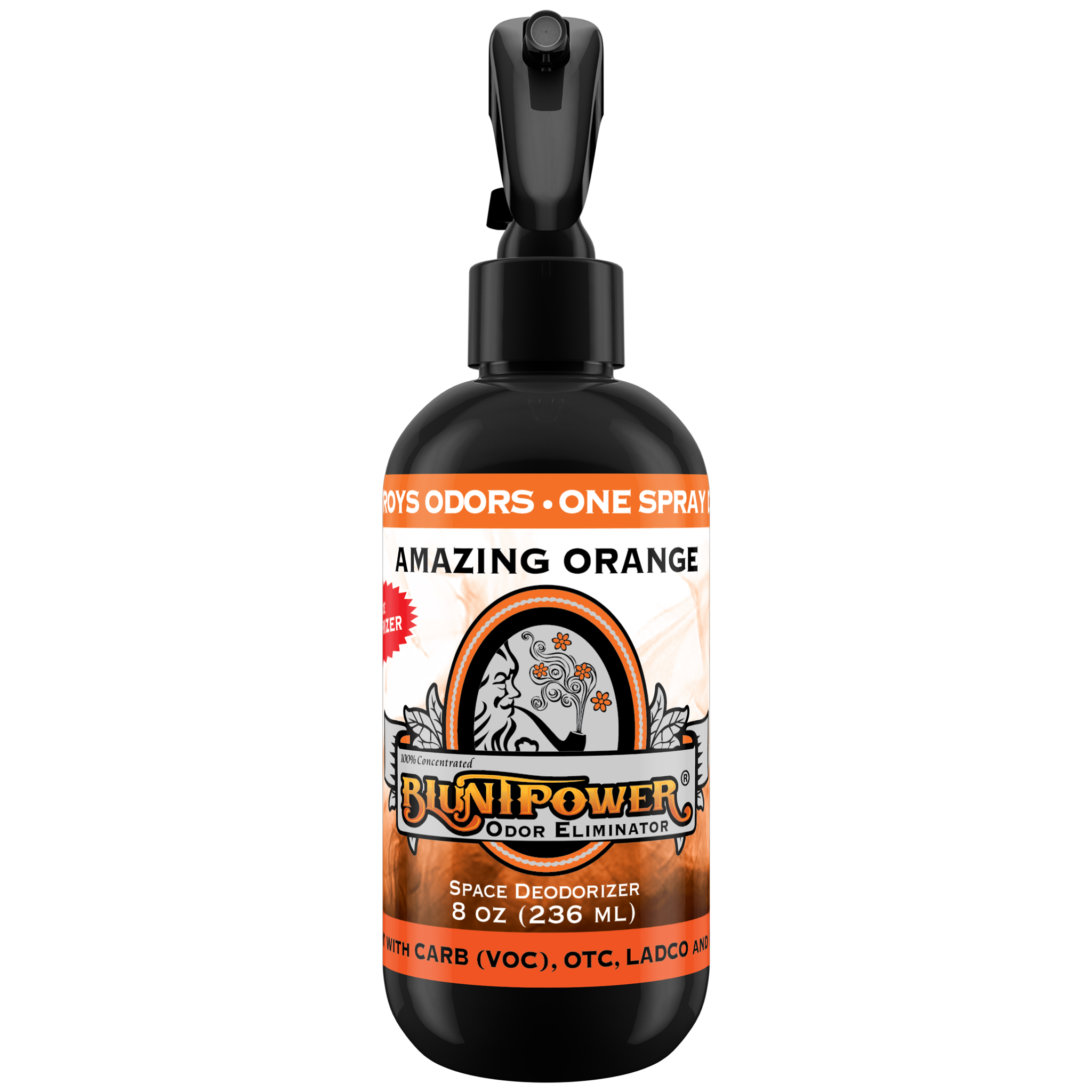 BluntPower Odor Eliminator - Amazing Orange Scent Size: 8 fl oz