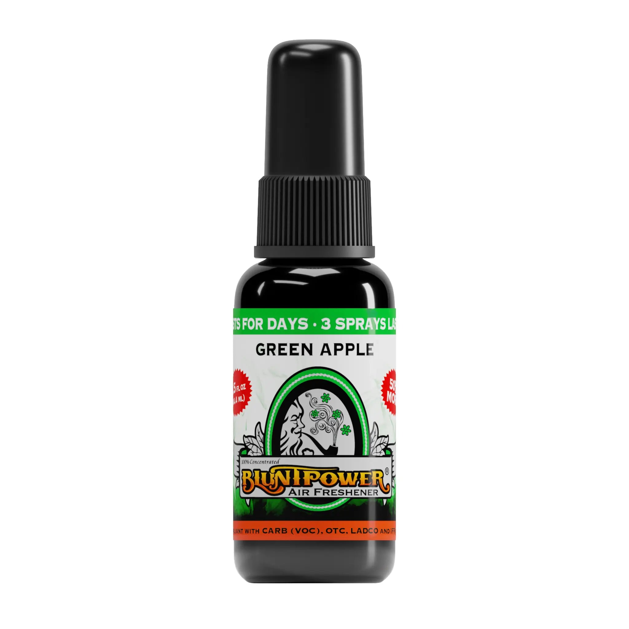 BluntPower Air Freshener - Green Apple Scent Size: 1.5floz