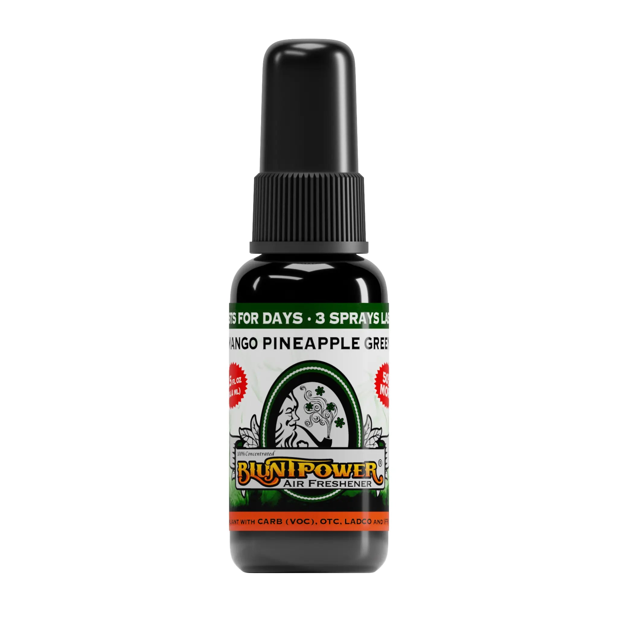 BluntPower Air Freshener - Signature Series (1.5 fl. oz.) Fragrance: Mango Pineapple Green