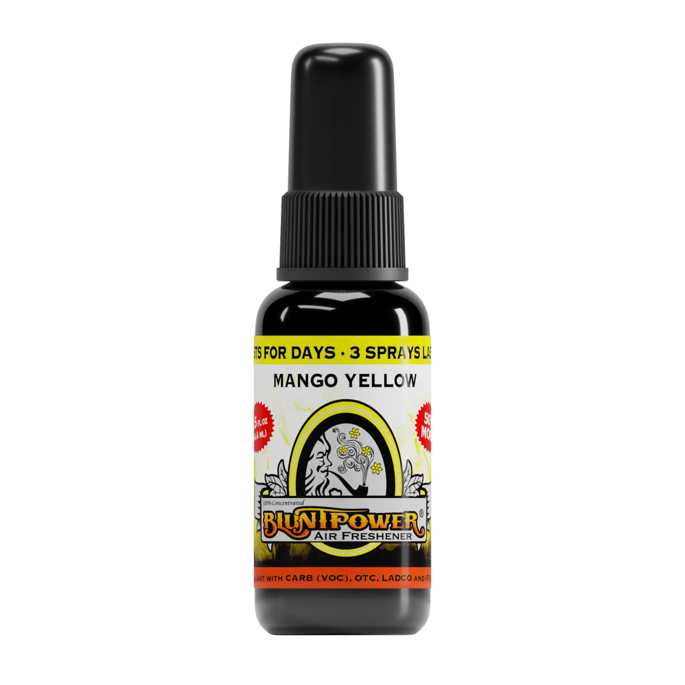 BluntPower Air Freshener - Mango Yellow Scent Size: 1.5floz