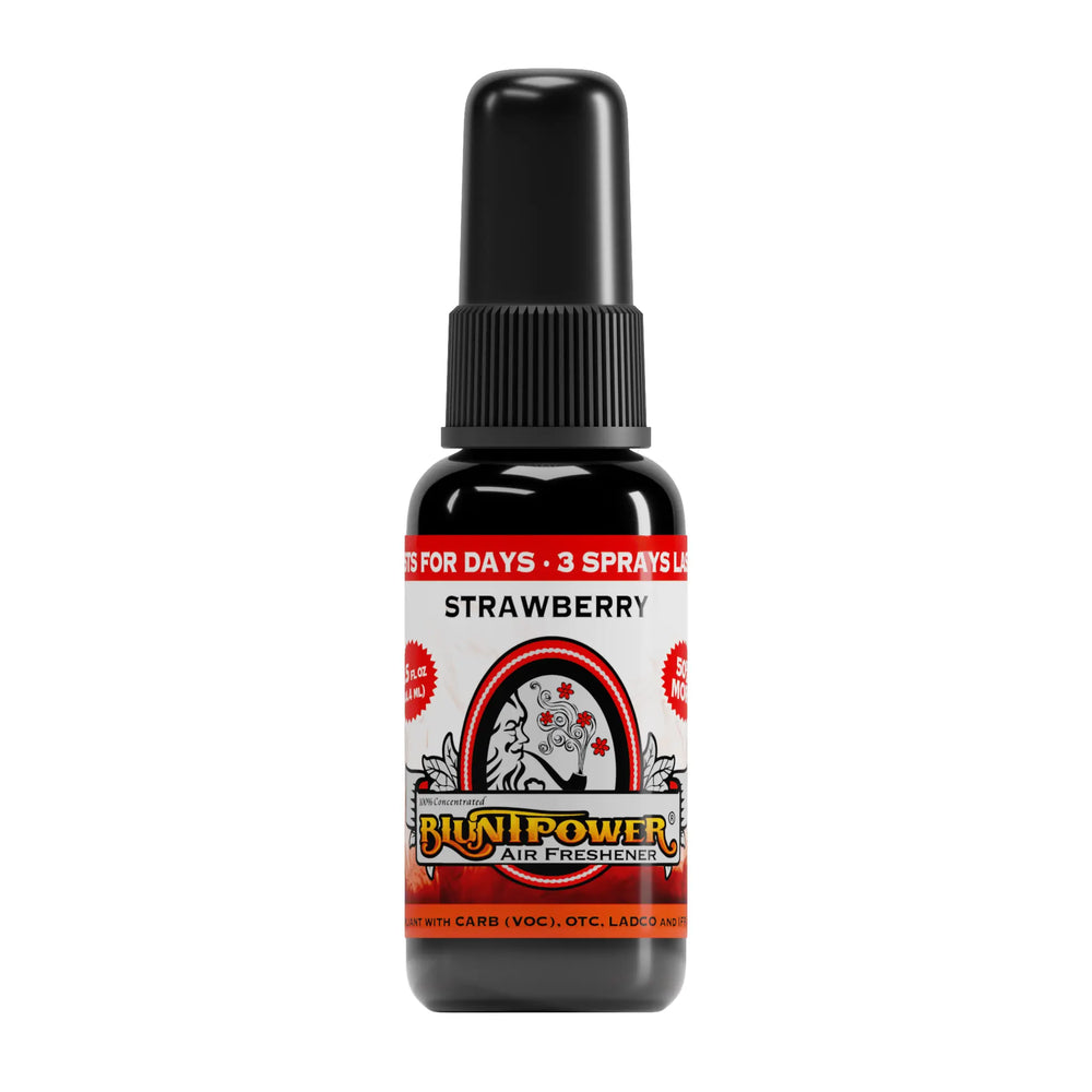 BluntPower Air Freshener - Strawberry Scent Size: 1.5floz