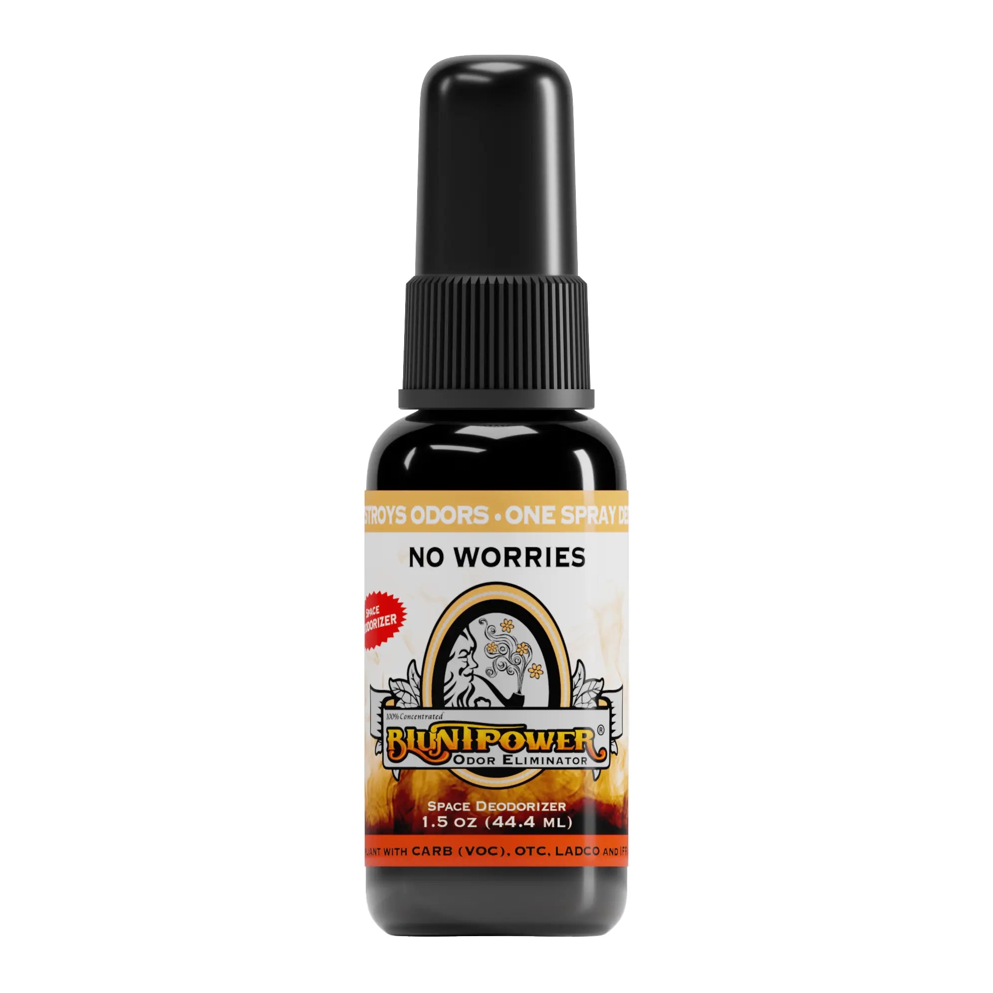 BluntPower Odor Eliminator - No Worries Scent Size: 1.5fl oz