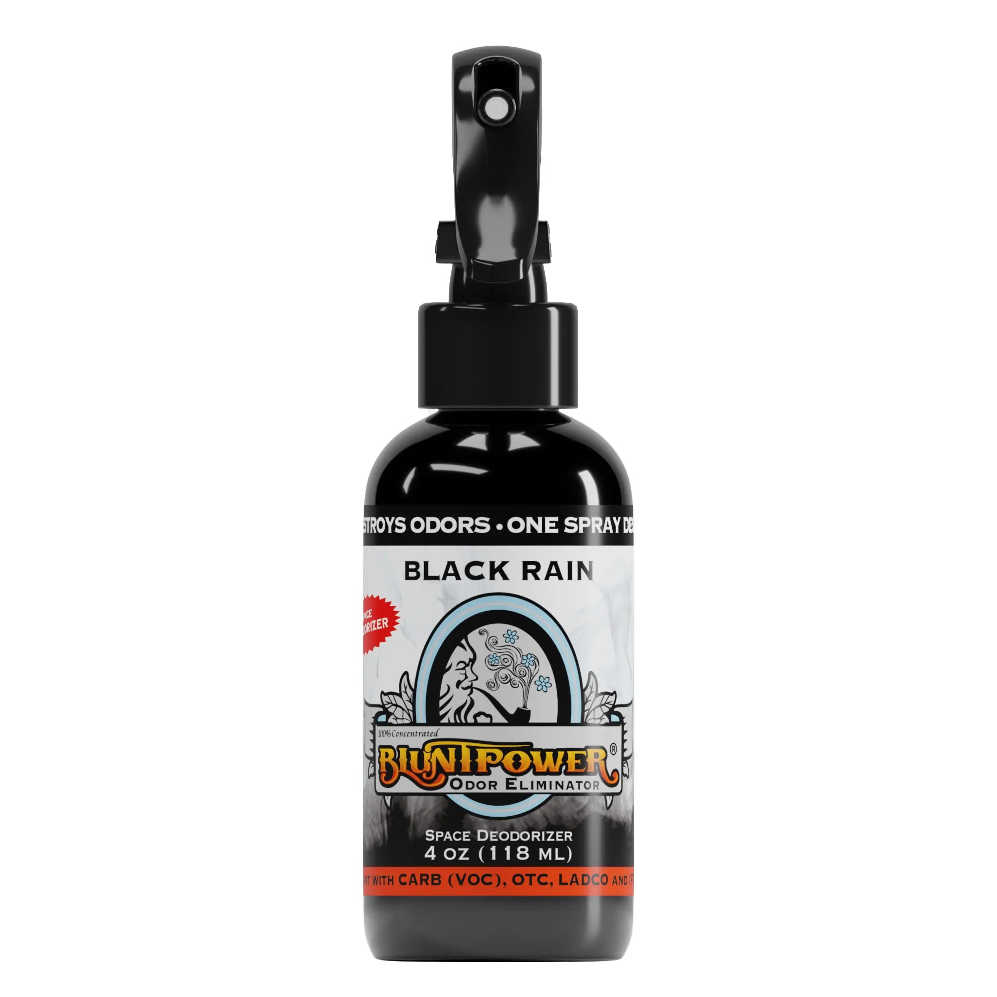 BluntPower Odor Eliminator - Black Rain Scent Size: 4 fl oz
