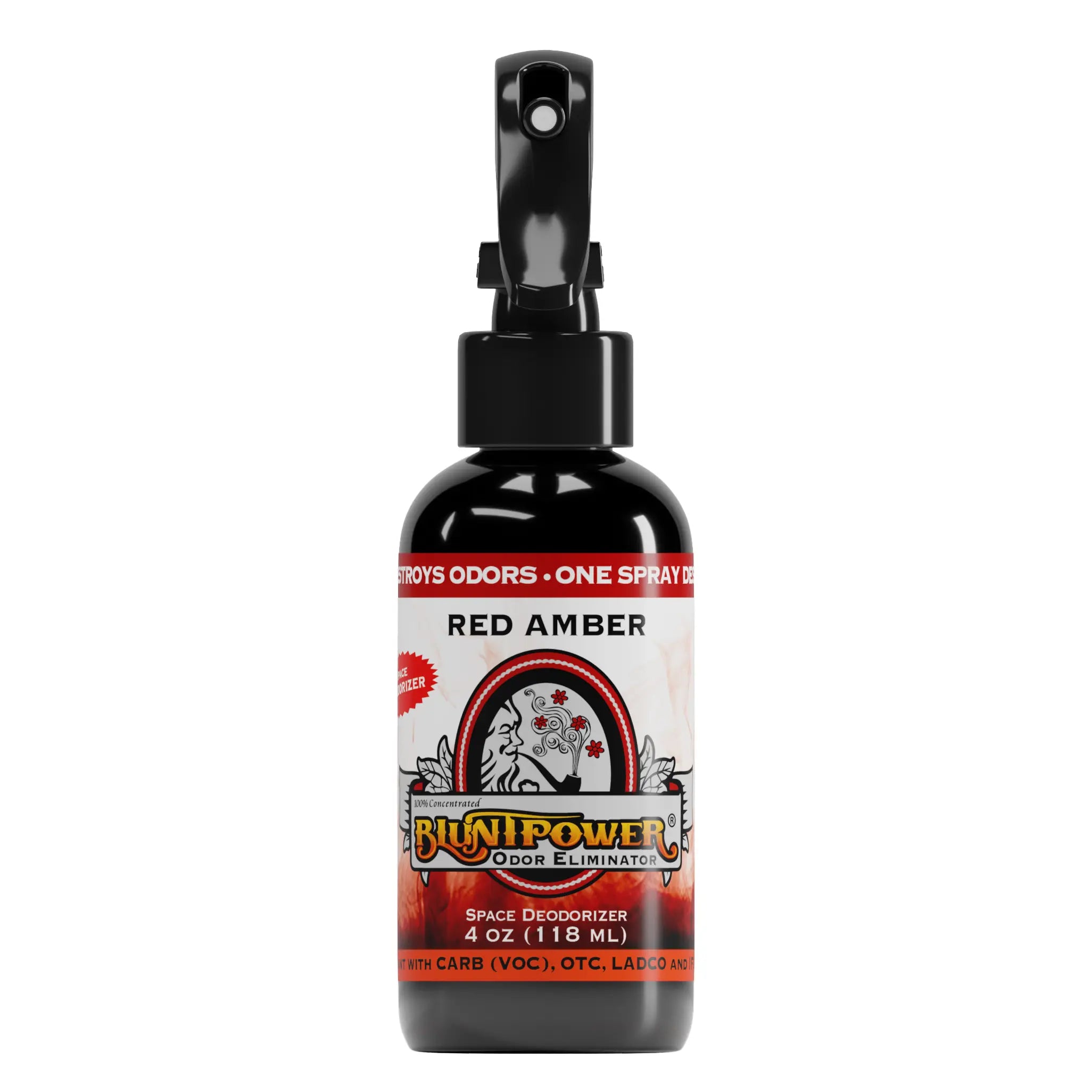 BluntPower Odor Eliminator - Red Amber Scent Size: 4 fl oz