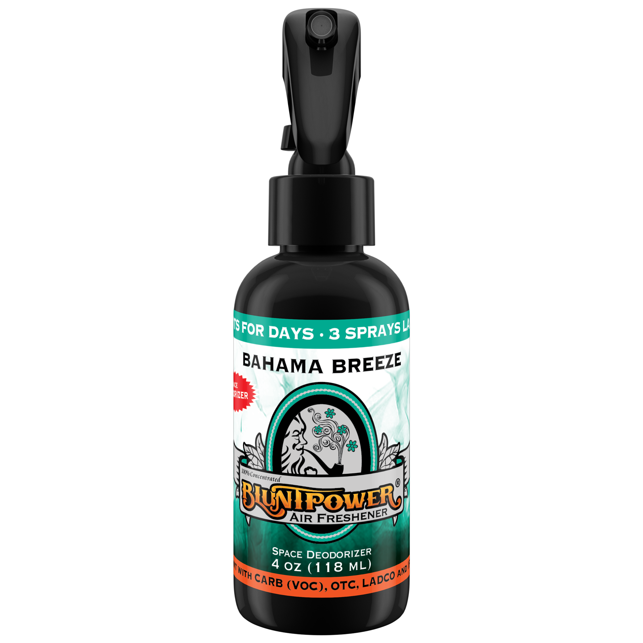 BluntPower Air Freshener - Bahama Breeze Scent Size: 4floz