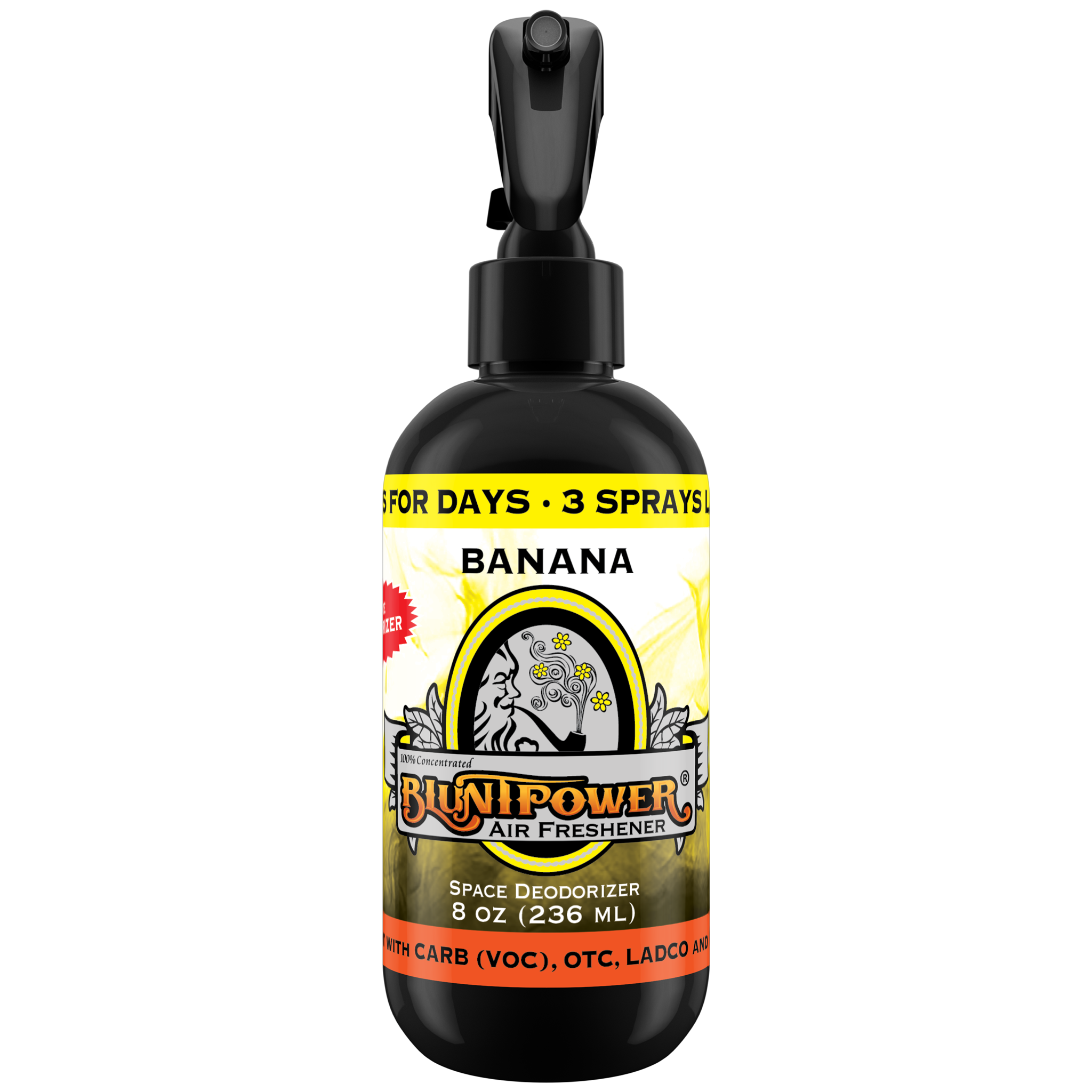 BluntPower Air Freshener - Banana Scent Size: 8floz