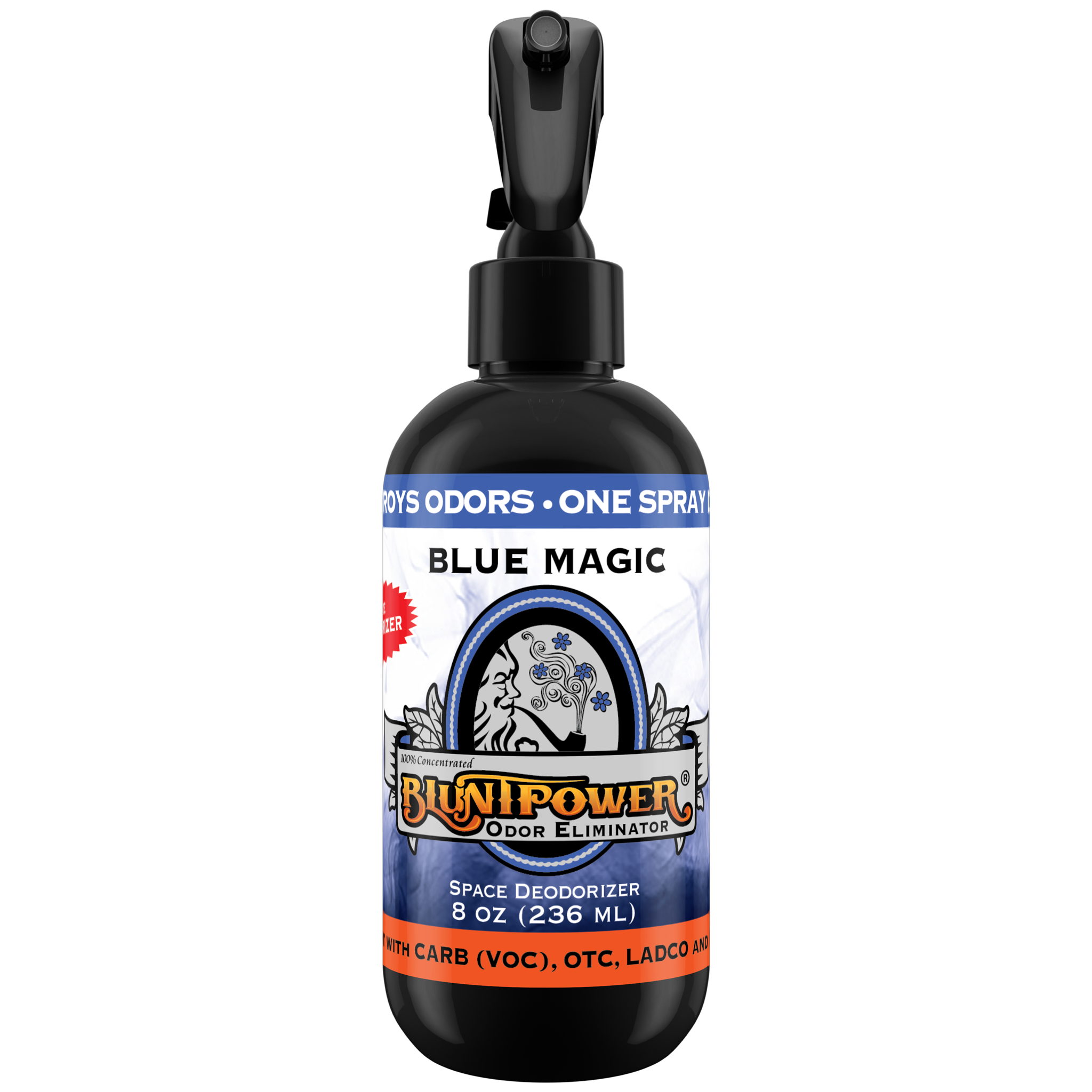 BluntPower Odor Eliminator - Blue Magic Scent Size: 8 fl oz