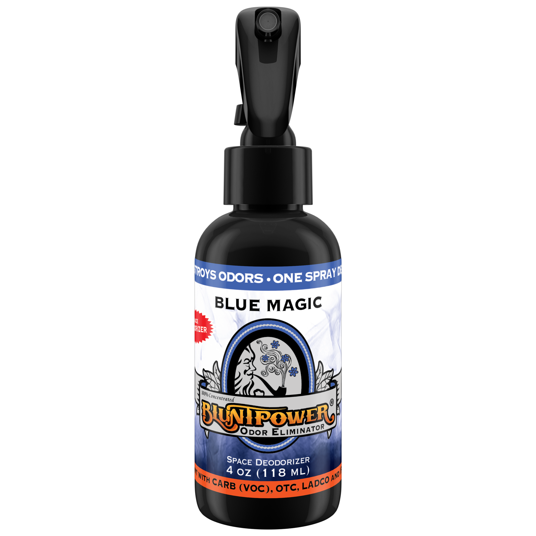 BluntPower Odor Eliminator - Blue Magic Scent Size: 4 fl oz