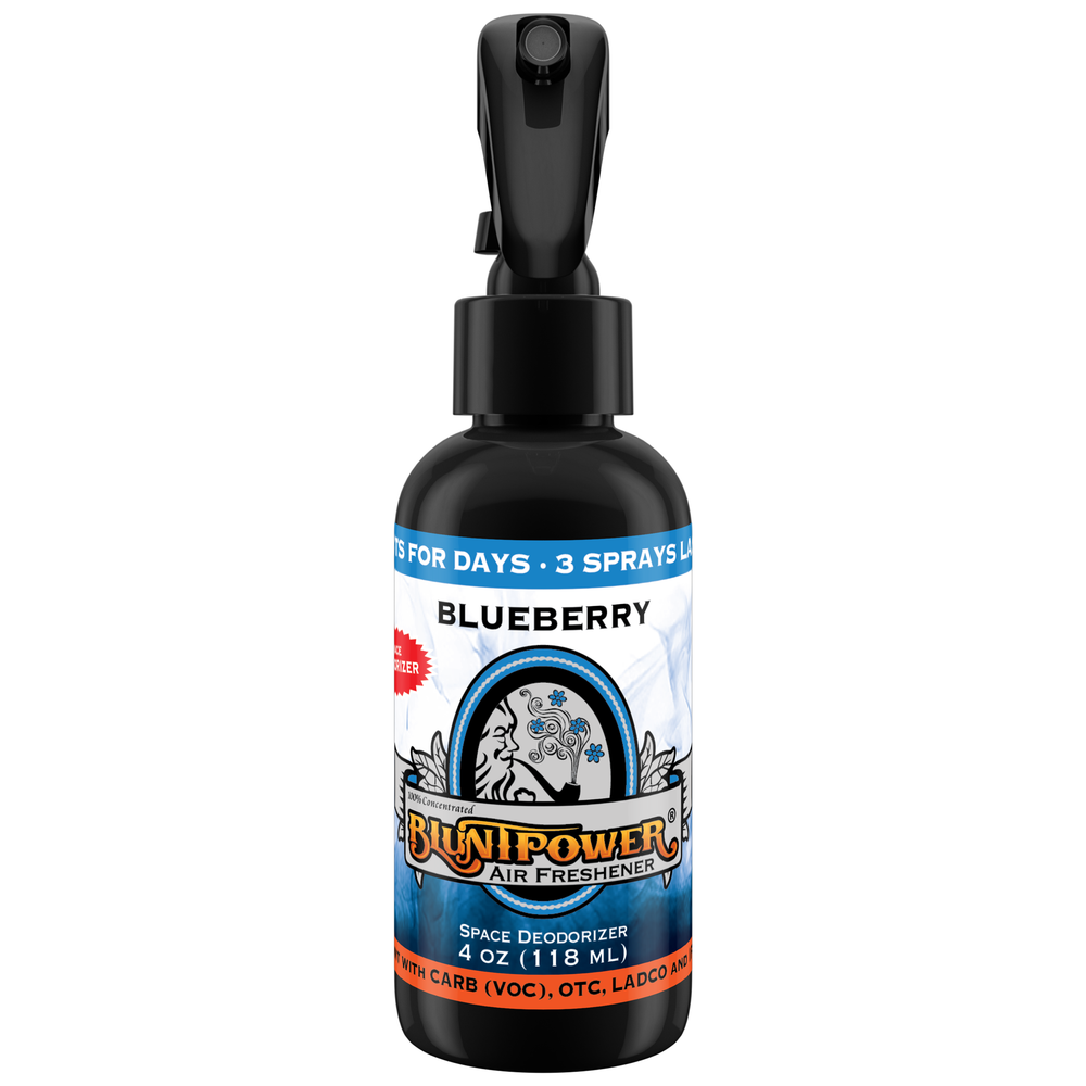 BluntPower Air Freshener - Blueberry Scent Size: 4floz