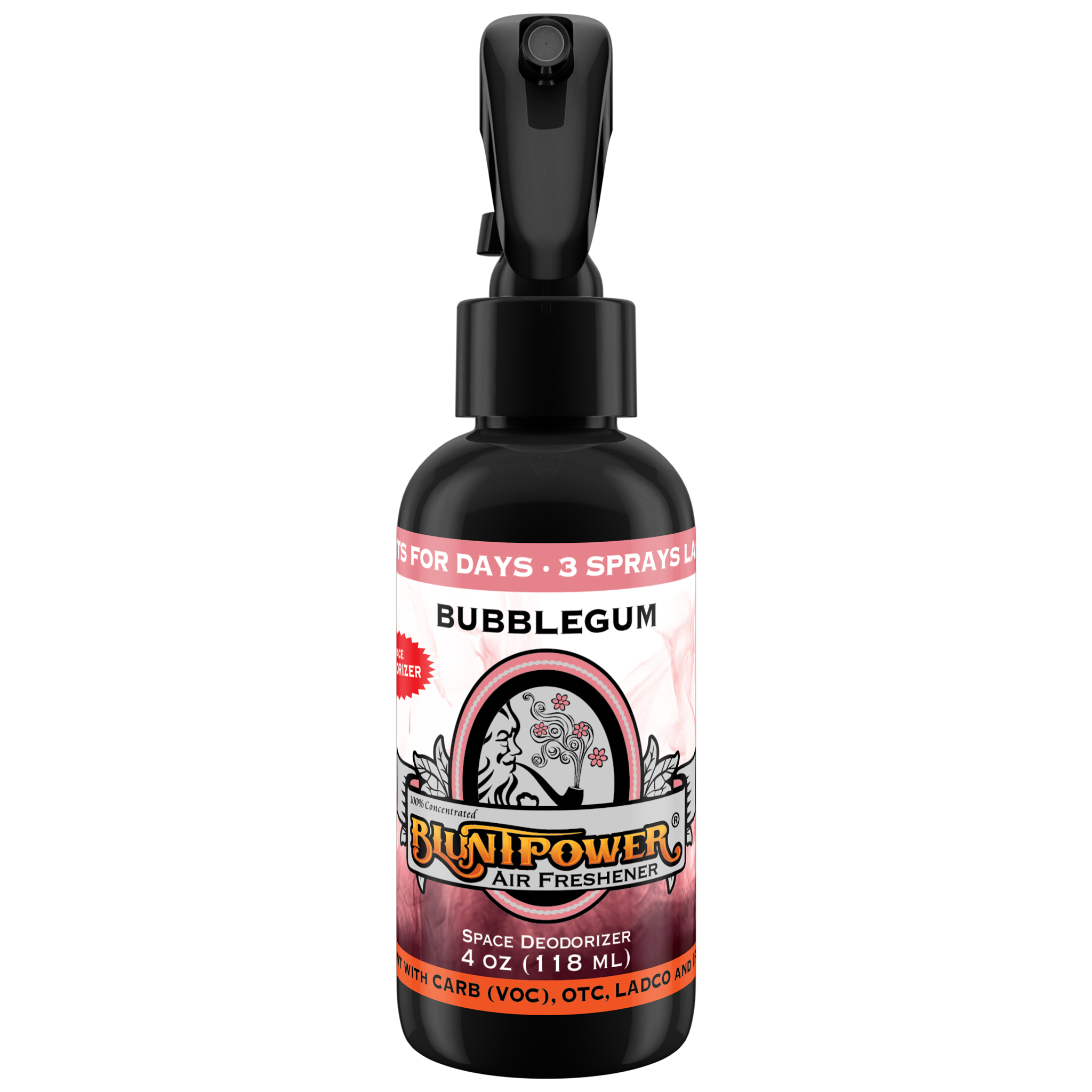 BluntPower Air Freshener - Bubblegum Scent Size: 4floz