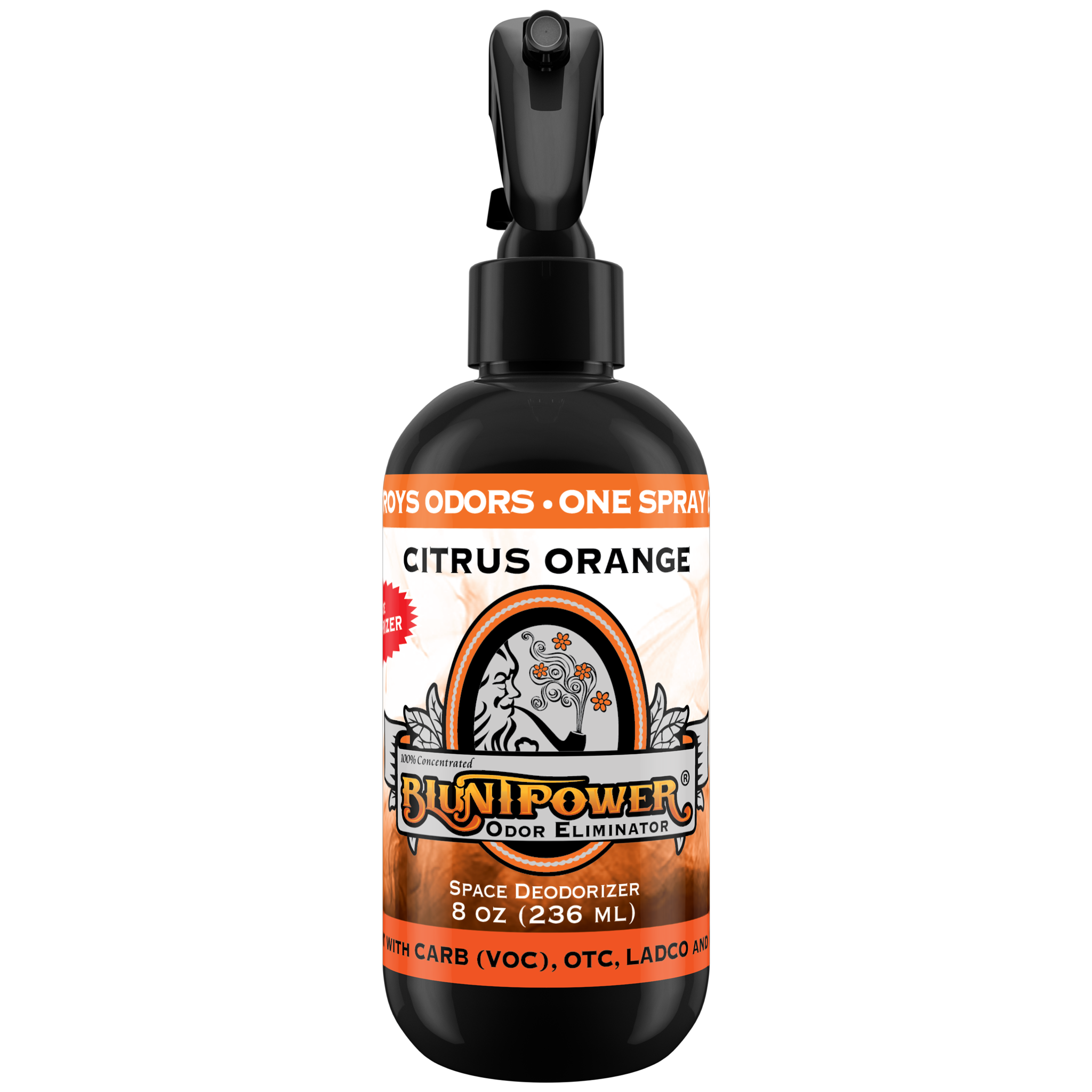 BluntPower Odor Eliminator - Citrus Orange Scent Size: 8 fl oz