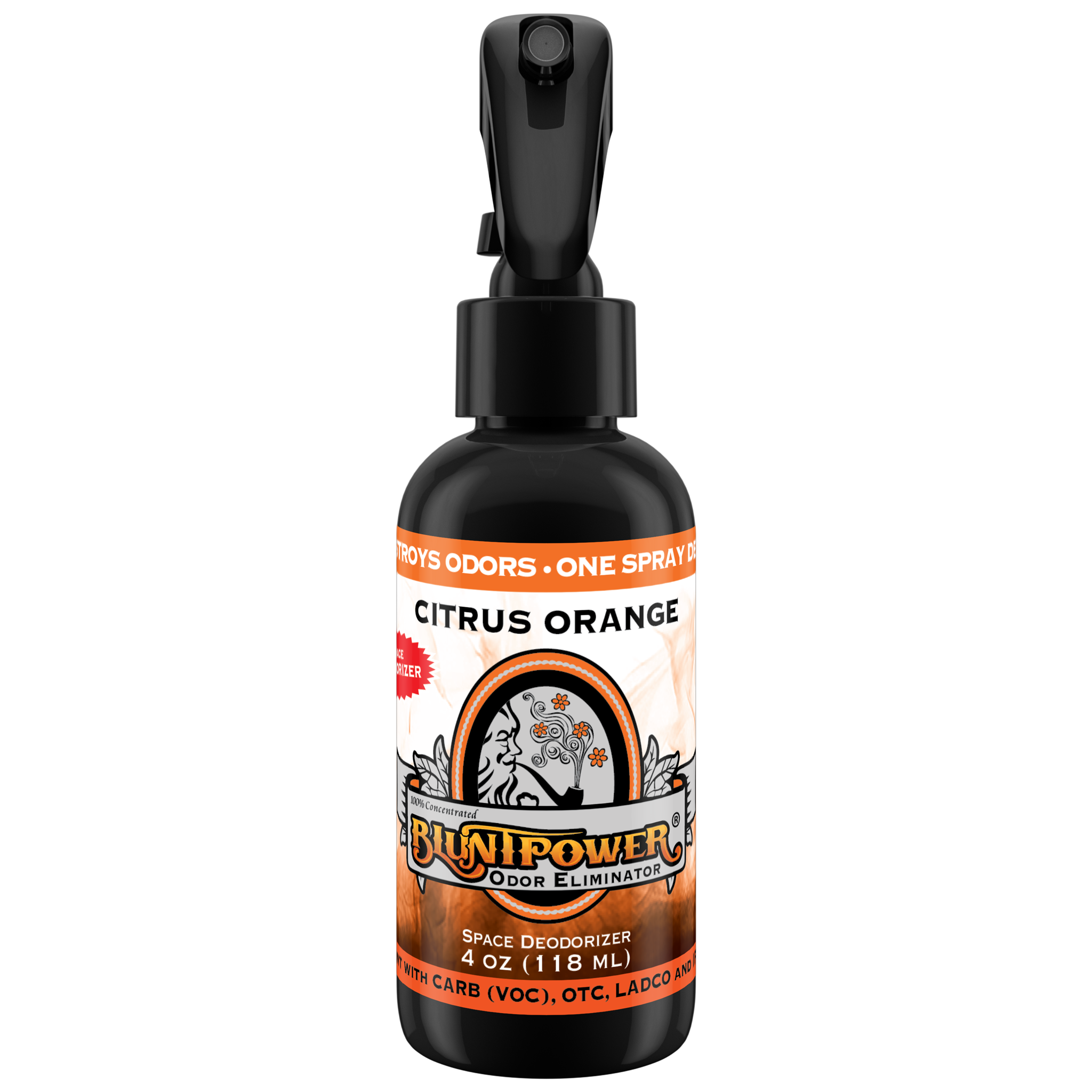 BluntPower Odor Eliminator - Citrus Orange Scent Size: 4 fl oz