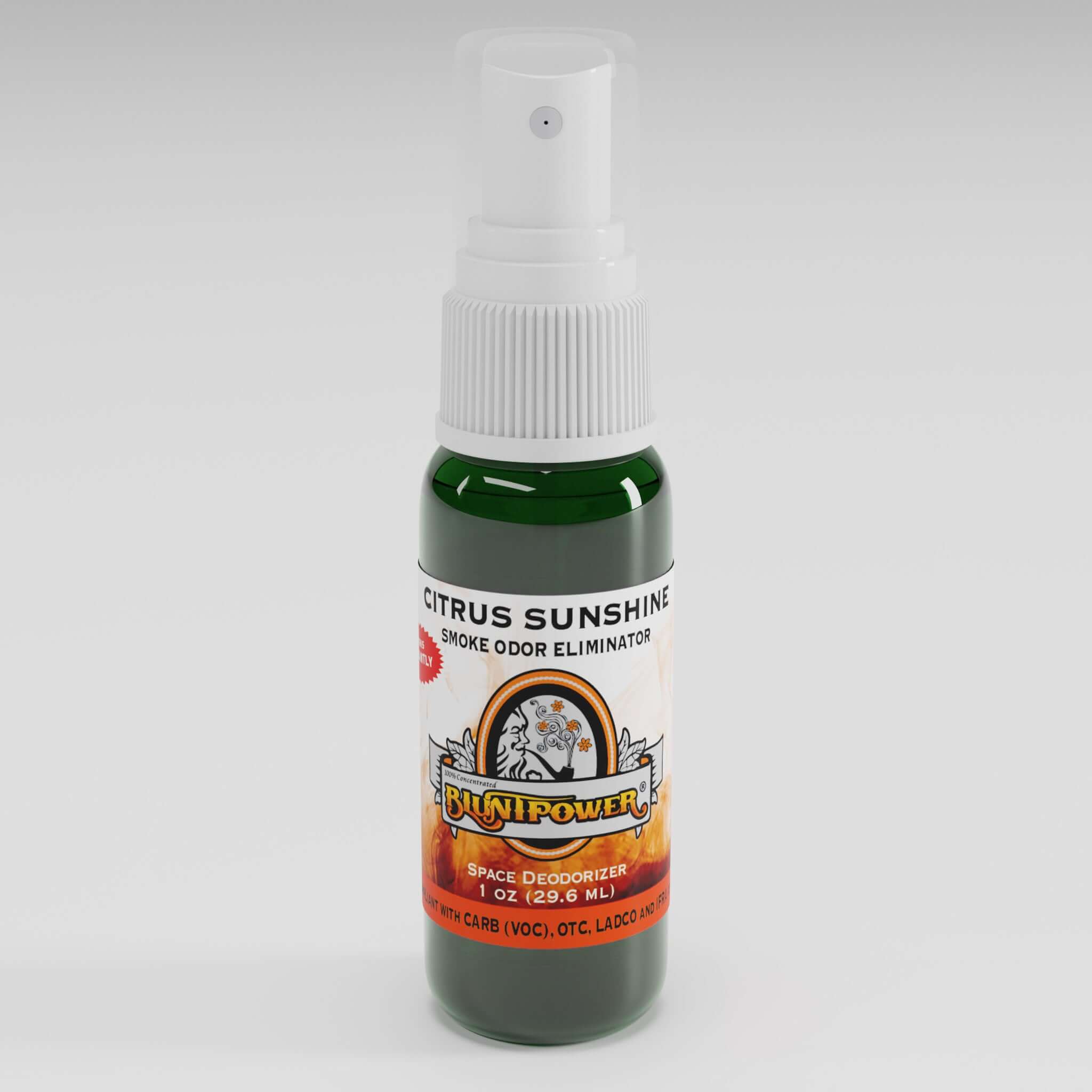 BluntPower Smoke Odor Eliminator - Citrus Sunshine Scent (1 fl. oz.) Perspective