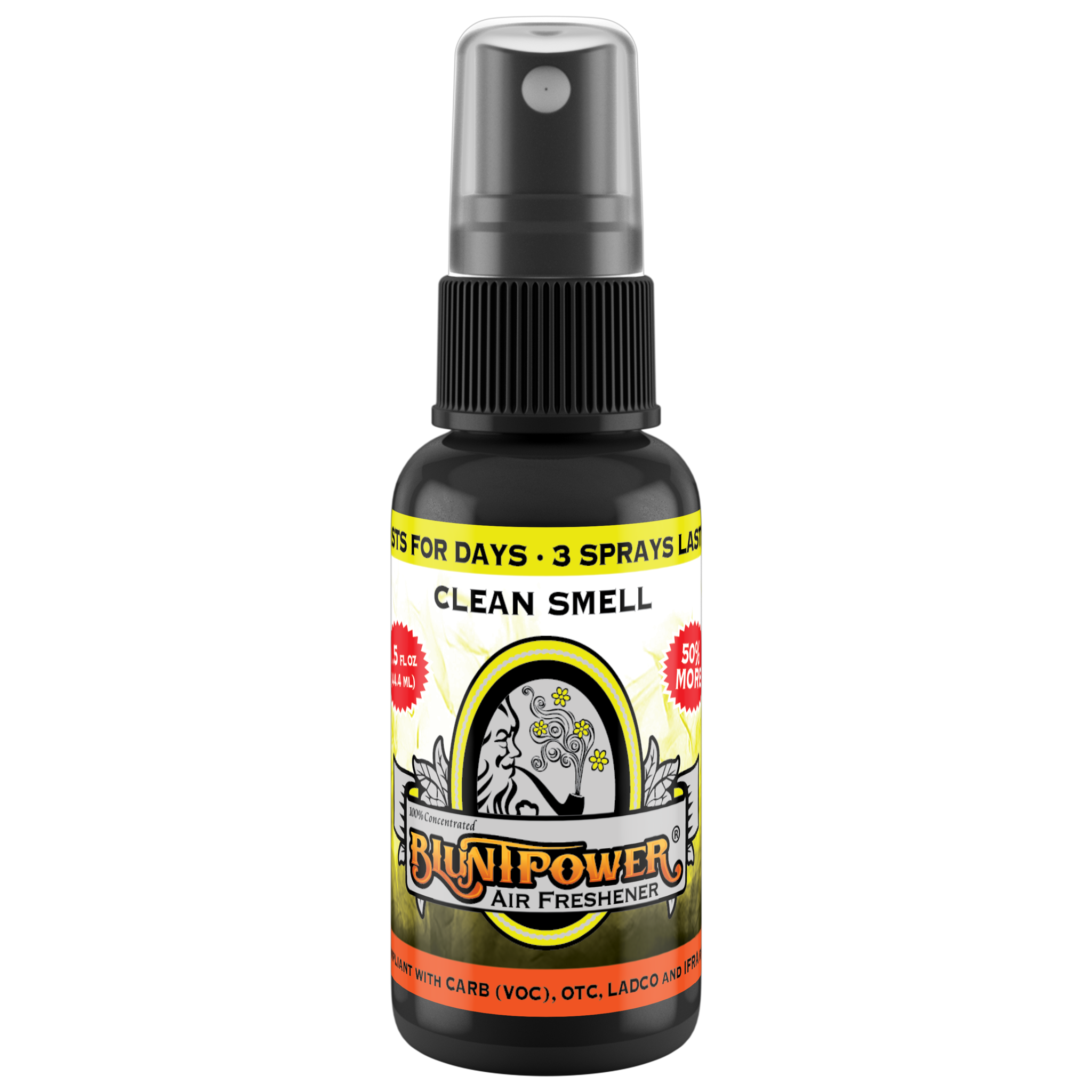 BluntPower Air Freshener - Clean Smell Scent Size: 1.5floz