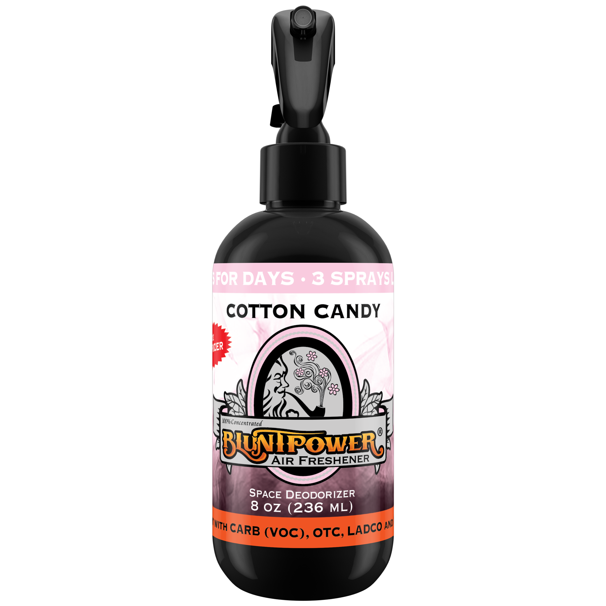 BluntPower Air Freshener - Cotton Candy Scent Size: 8floz