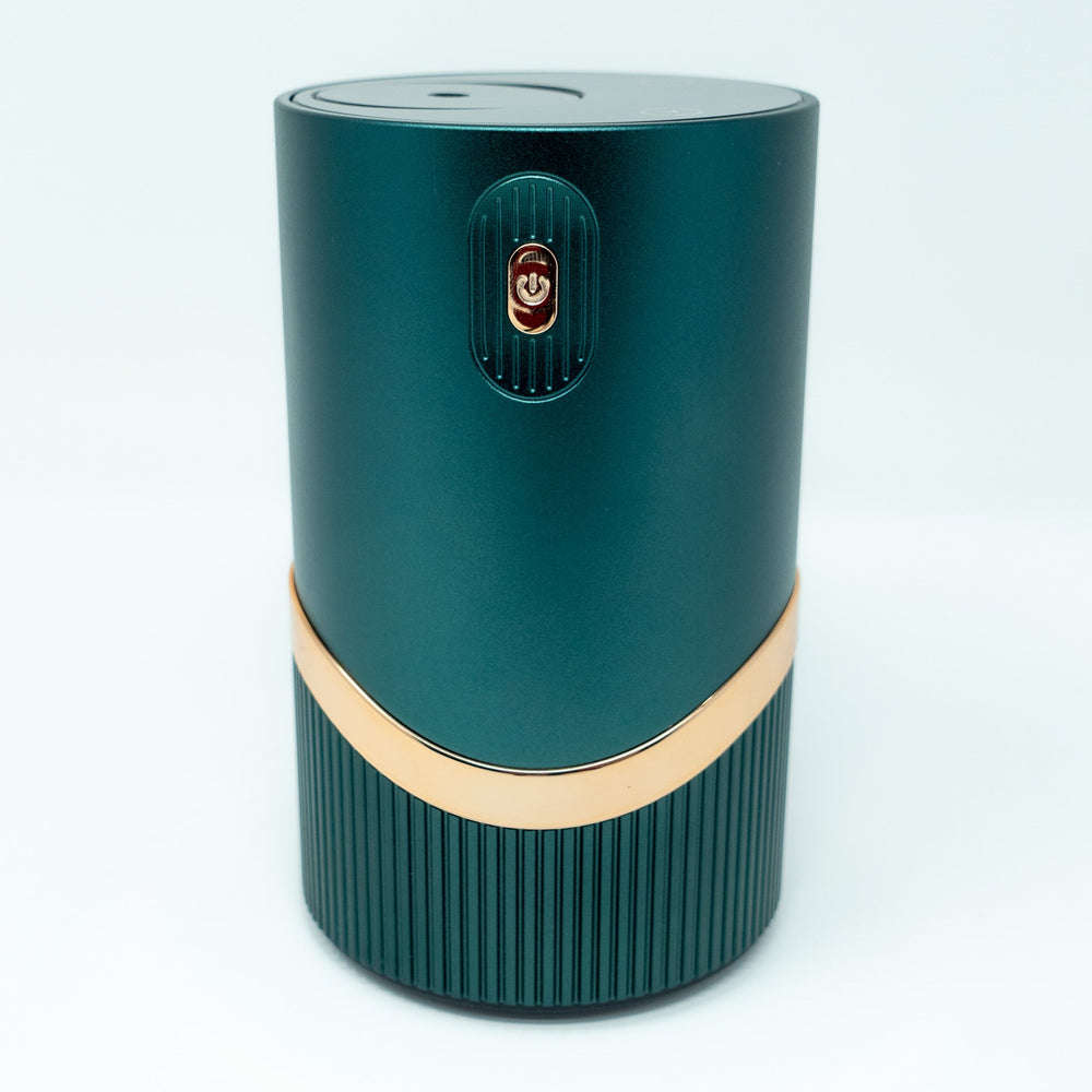 Portable Rechargeable Waterless Cold-Air Scent Diffuser - 20ml Capacity Color: Green