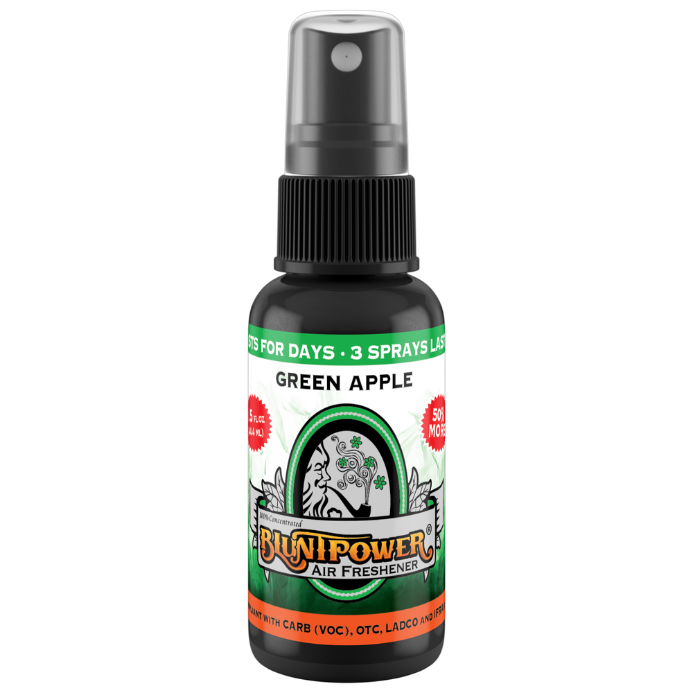 BluntPower Air Freshener - Green Apple Scent Size: 1.5floz