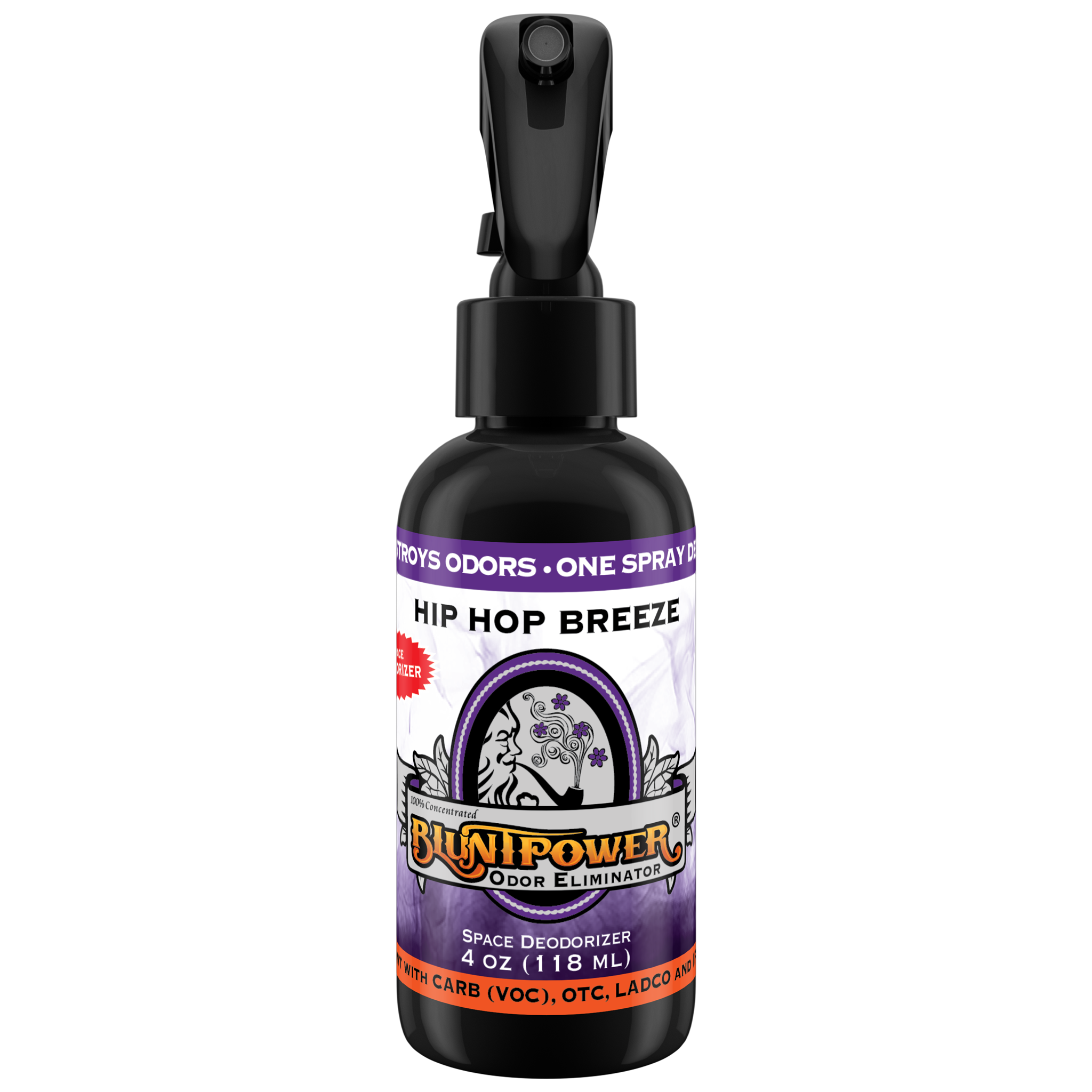 BluntPower Odor Eliminator - Hip Hop Breeze Scent Size: 4 fl oz