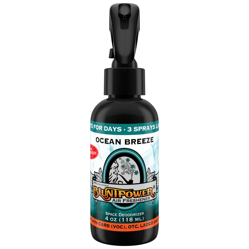 BluntPower Air Freshener - Ocean Breeze Scent Size: 4floz