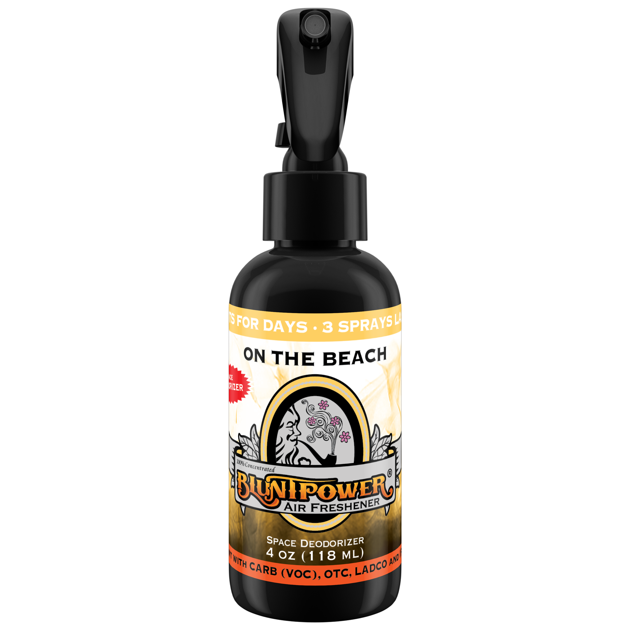 BluntPower Air Freshener - On the Beach Scent Size: 4floz