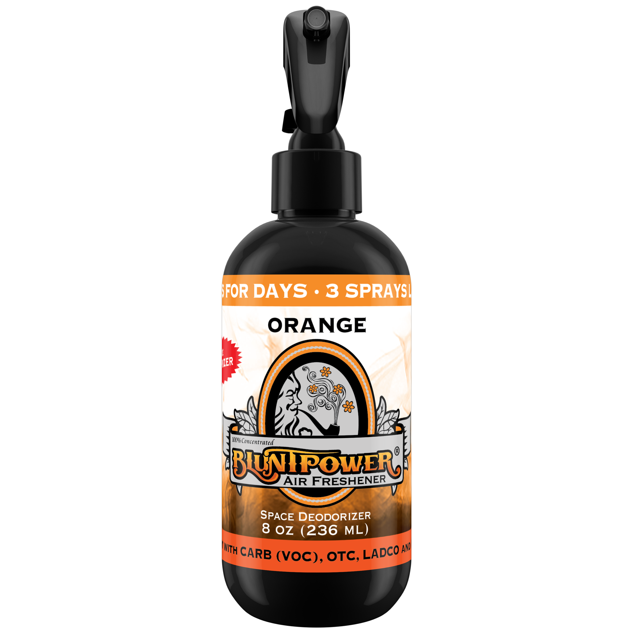 BluntPower Air Freshener - Orange Scent Size: 8floz