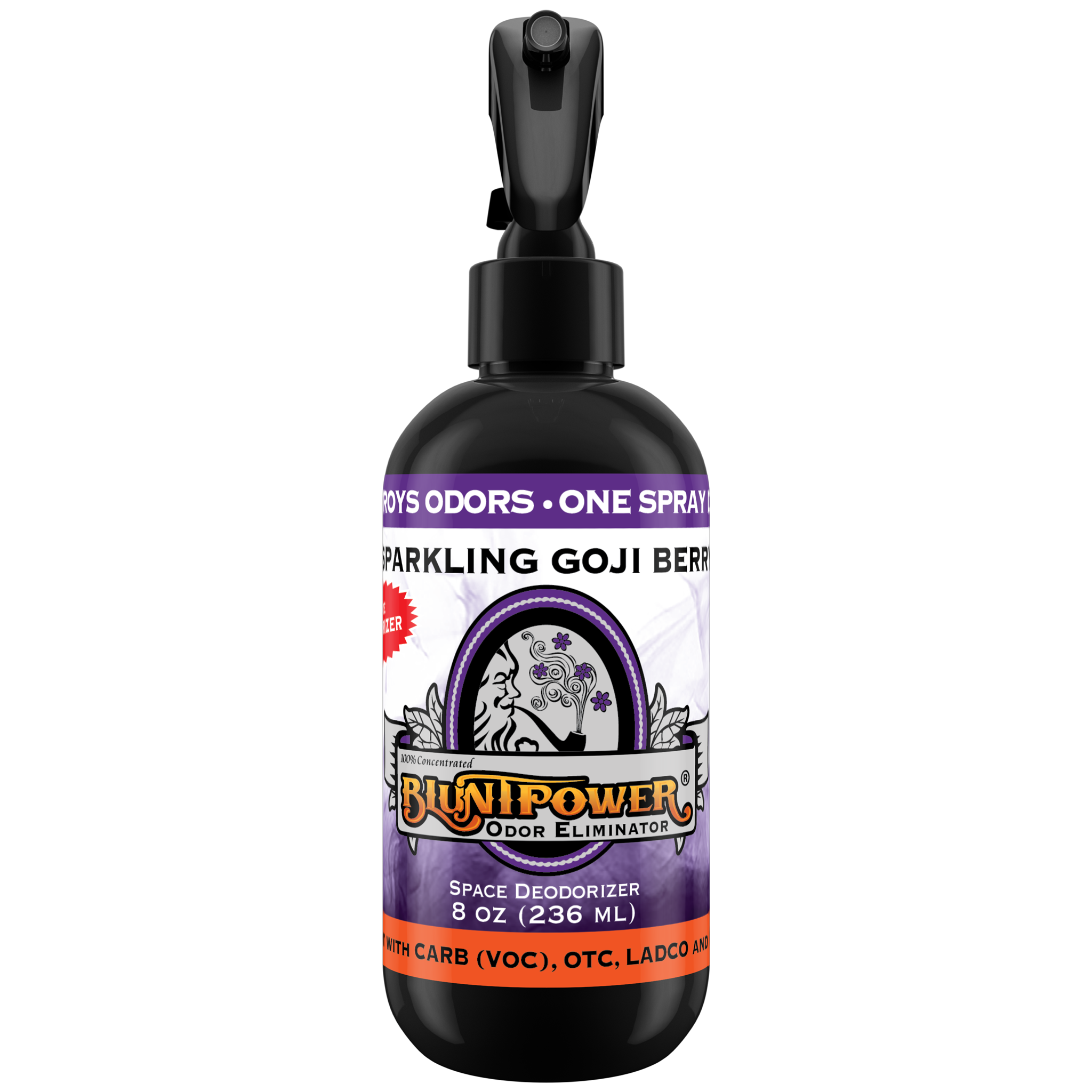 BluntPower Odor Eliminator - Sparkling Goji Berry Scent Size: 8 fl oz