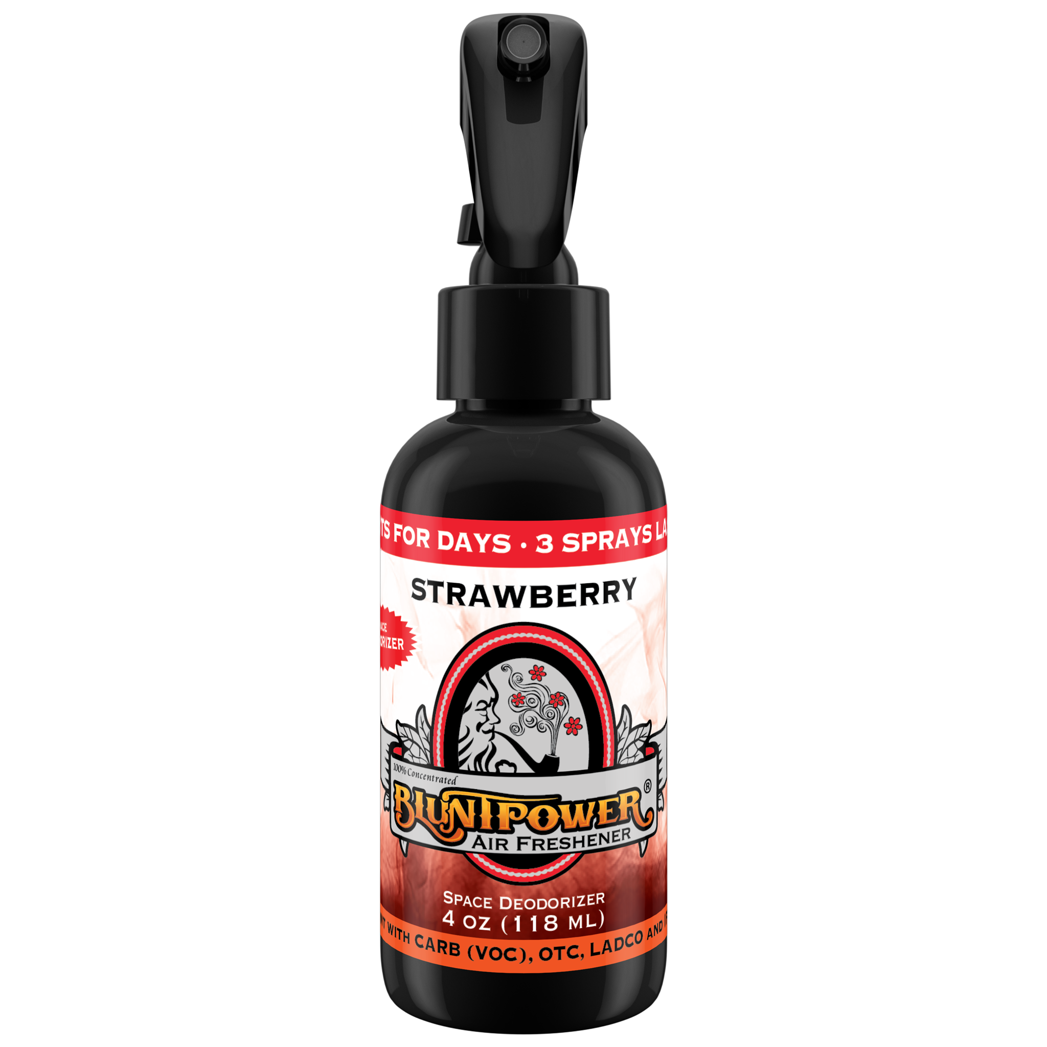 BluntPower Air Freshener - Strawberry Scent Size: 4floz