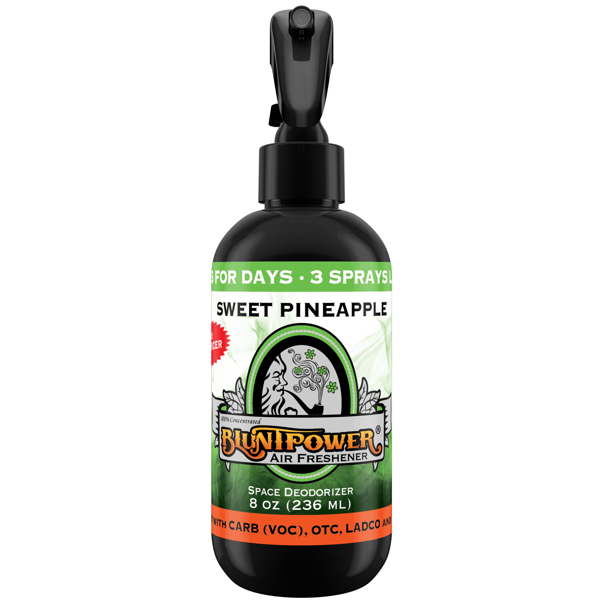 BluntPower Air Freshener - Sweet Pineapple Scent Size: 8floz